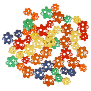 Пуговицы мини Favorite Findings "Цветочки ". Арт 550001393               