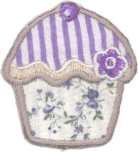 Термоаппликации HKM "Кекс с цветочными узорами". Арт 30838/1SB               