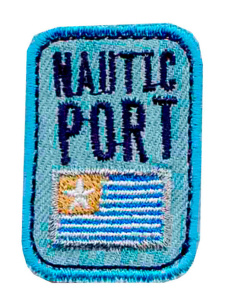 Термоаппликация HKM "Морской порт цвет джинсовый". Арт 34645/1SB