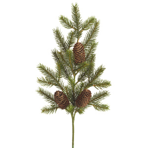 Ветка декоративная "Ель". Арт 219454-809