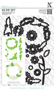 Набор ножей для вырубки "Рамка из маргариток". Арт XCU503243