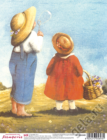 Бумага для 3D Декупажа. Арт DF3D004B                