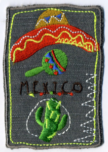 Термоаппликация HKM "Мексиканская шляпа". Арт 32507/1SB