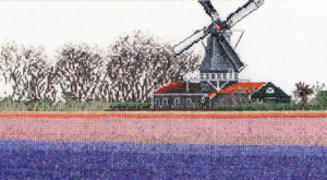 Набор для вышивания "Поля гиацинтов", канва лён 36 ct. Арт 474                     