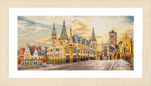 Набор для вышивания "Cityview of Ghent" . Арт PN-0205236