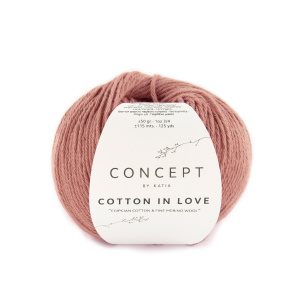 Пряжа Cotton in Love, 50% хлопок, 50% мериносовая шерсть, 50 г, 115 м. Арт 1249.56