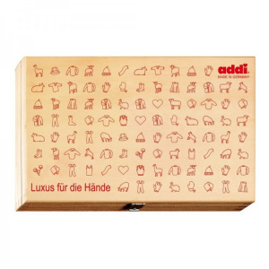 Органайзер addi для круговых спиц, деревянный, 23 х 14 х 4 см. Арт 529-9/000