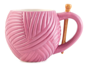 Кружка в виде клубка с узором и ручкой, 500 мл. Арт N4371.6