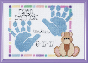 Набор для вышивания "Следы ребёнка". Арт SGP-0604