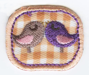 Термоаппликации HKM "Две птички". Арт 30402/1SB