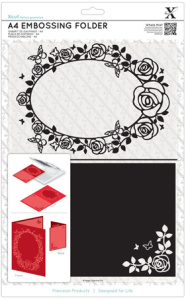 Форма для эмбоссирования "Рамка - Розы". Арт XCU515141