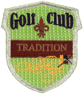 Термоаппликация HKM "Golf Club". Арт 32673/1SB