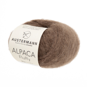 Пряжа Alpaca Fluffy, 70% шерсть, 30% альпака, 85 м, 50 г. Арт 98321-0006