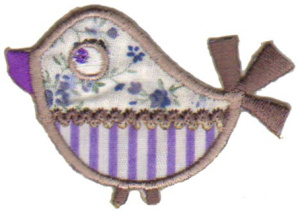 Термоаппликация HKM "Птичка". Арт 30842/1SB