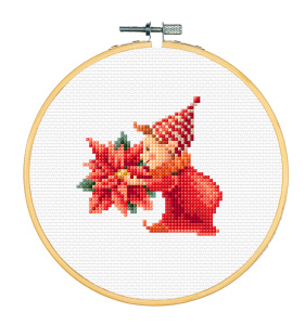 Набор для вышивания "С Рождеством", канва Aida 14 ct. Арт DSB043D