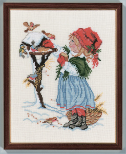 Набор для вышивания "Девочка со скворечником". Арт 14-232