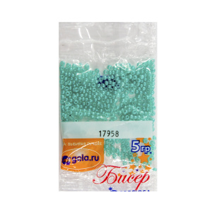 Бисер №10, 5 г., цвет 17958. Арт G 17958