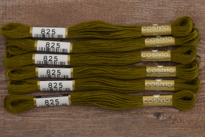 Мулине COSMO однотонный цвет  825       . Арт 25-6/825       