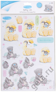 Набор бумаги с высечкой  "Пасхальное веселье" ME TO YOU. Арт MTY169013               