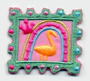 Термоаппликация HKM "Фламинго". Арт 32346/1SB