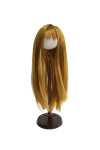 Парик с челкой "Элит", обхват 25-27 см, длина 30 см, цвет рыжий. Арт 26317