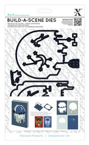 Набор ножей для вырубки "Санта в небе". Арт XCU503282