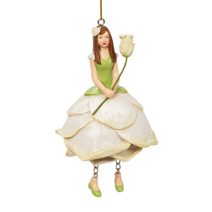 Фигурка декоративная, Blumenmädchen "Роза". Арт 850018-108