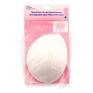 Чашечки корсетные с эффектом push-up. Арт 963.M/WHITE             