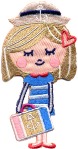 Термоаппликация HKM "Девочка-морячка". Арт 32848/1SB