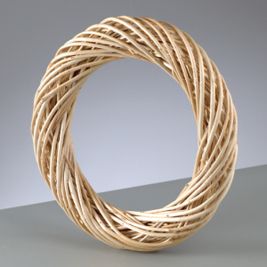 Венок из ивовых очищенных прутьев, 30 см. Арт 2401530