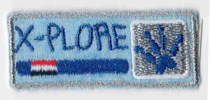 Термоаппликация HKM "X-Plore". Арт 34110/1SB