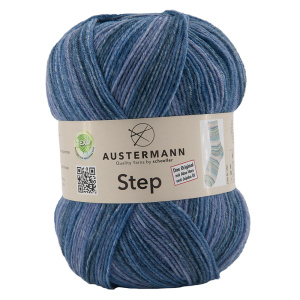 Пряжа Step, 75% шерсть, 25% полиамид, 420 м, 100 г. Арт 97689-0016