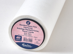 Флизелин средней жесткости c односторонним клеевым покрытием . Арт HN105