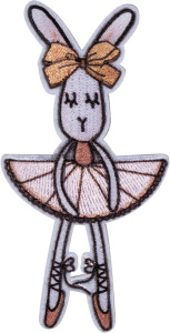 Термоаппликация "Танцующая мышь (розовая)". Арт 42552