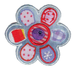 Термоаппликация HKM "Цветок". Арт 33686/1SB