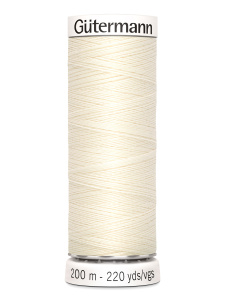 Нить Gütermann универсальная № 100, цвет 00001, 100% полиэстер, 200 м. Арт 112-0748277-000001