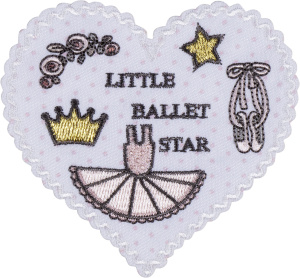 Термоаппликация "Маленькая звезда балета". Арт 42551