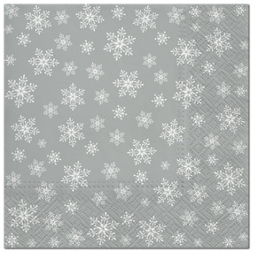 Салфетки трехслойные для декупажа, коллекция "Lunch"  PAW Decor Collection "Звезды повсюду (серебро). Арт SDL195008