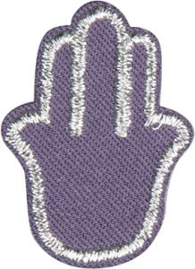 Термоаппликация "Йога (сиреневый)". Арт 38615