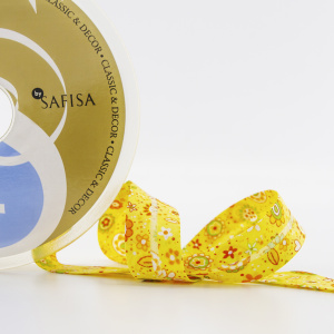 Косая бейка с рисунком SAFISA, арт.6512, 20 мм, 20 м, цвет 04. Арт 6512-20мм-04