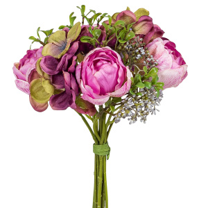 Букет декоративный "Гортензии и розы". Арт 207095-700