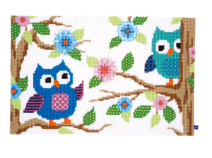 Набор для вышивания коврика "Беседующие совы" . Арт PN-0153851