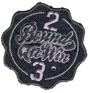 Термоаппликация HKM "Button Bound to win, rosa 2". Арт 33369/1SB