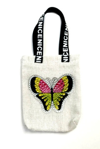 Сумка - шоппер мини "Бабочка". Арт 21066/бабочка