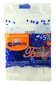 Бисер №10, 5 г., цвет 30100. Арт G 30100