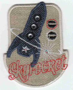 Термоаппликация HKM "Взлетающая ракета". Арт 33620/1SB