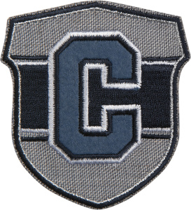 Термоаппликация "C в гербе ". Арт 39078
