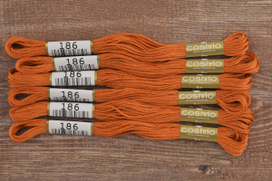 Мулине COSMO однотонный цвет  186       . Арт 25-6/186       