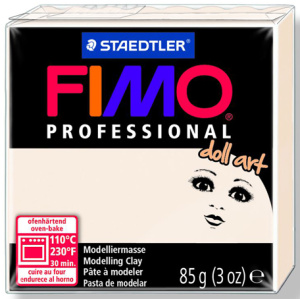 Пластика для изготовления кукол FIMO "Professional doll art", уп. 85 г, цвет полупрозрачный фарфор. Арт 8004-03