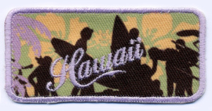 Термоаппликация HKM "Гавайи, досока для серфинга". Арт 30328/1SB               